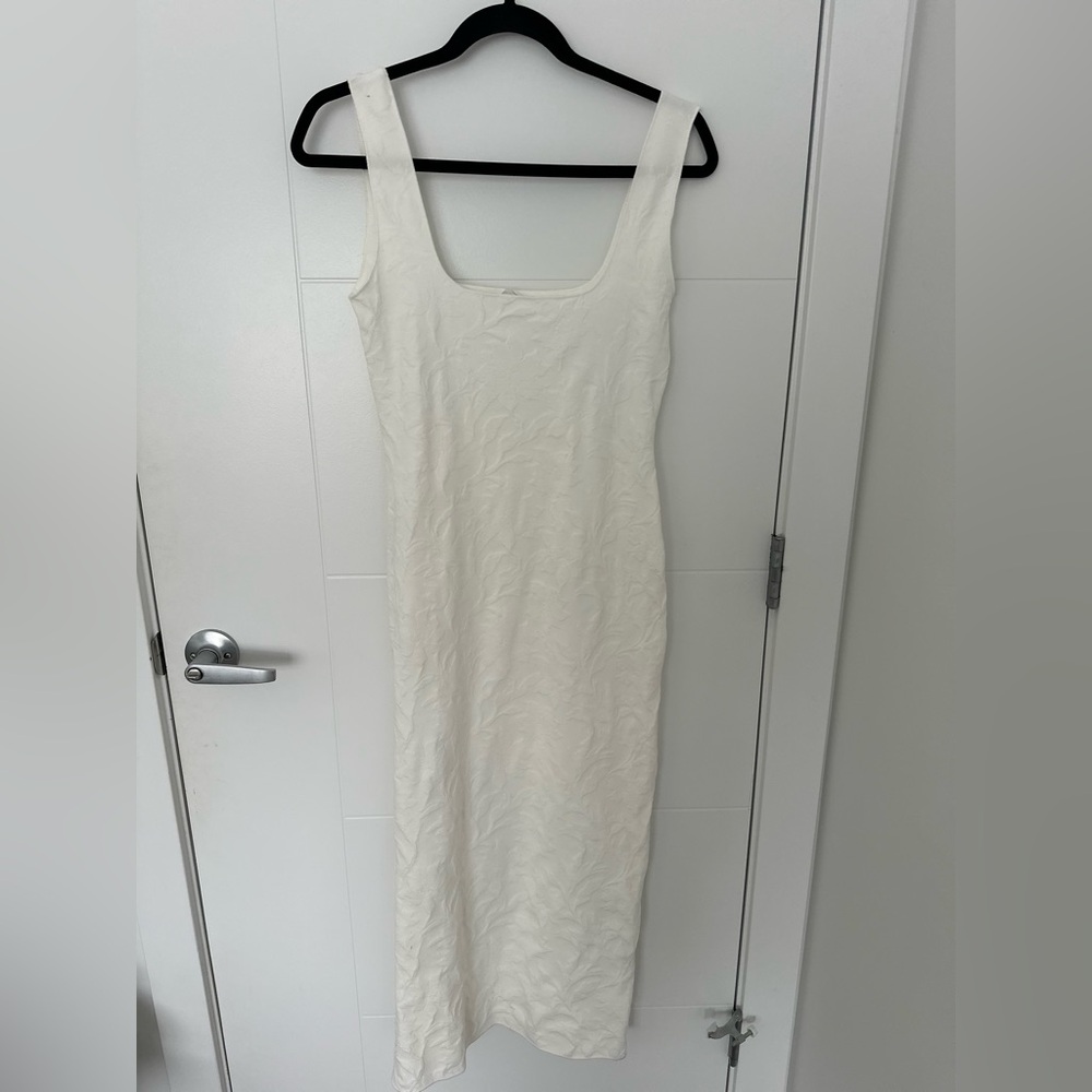 Zara White Midi Tank Dress - Picture 3 of 7
